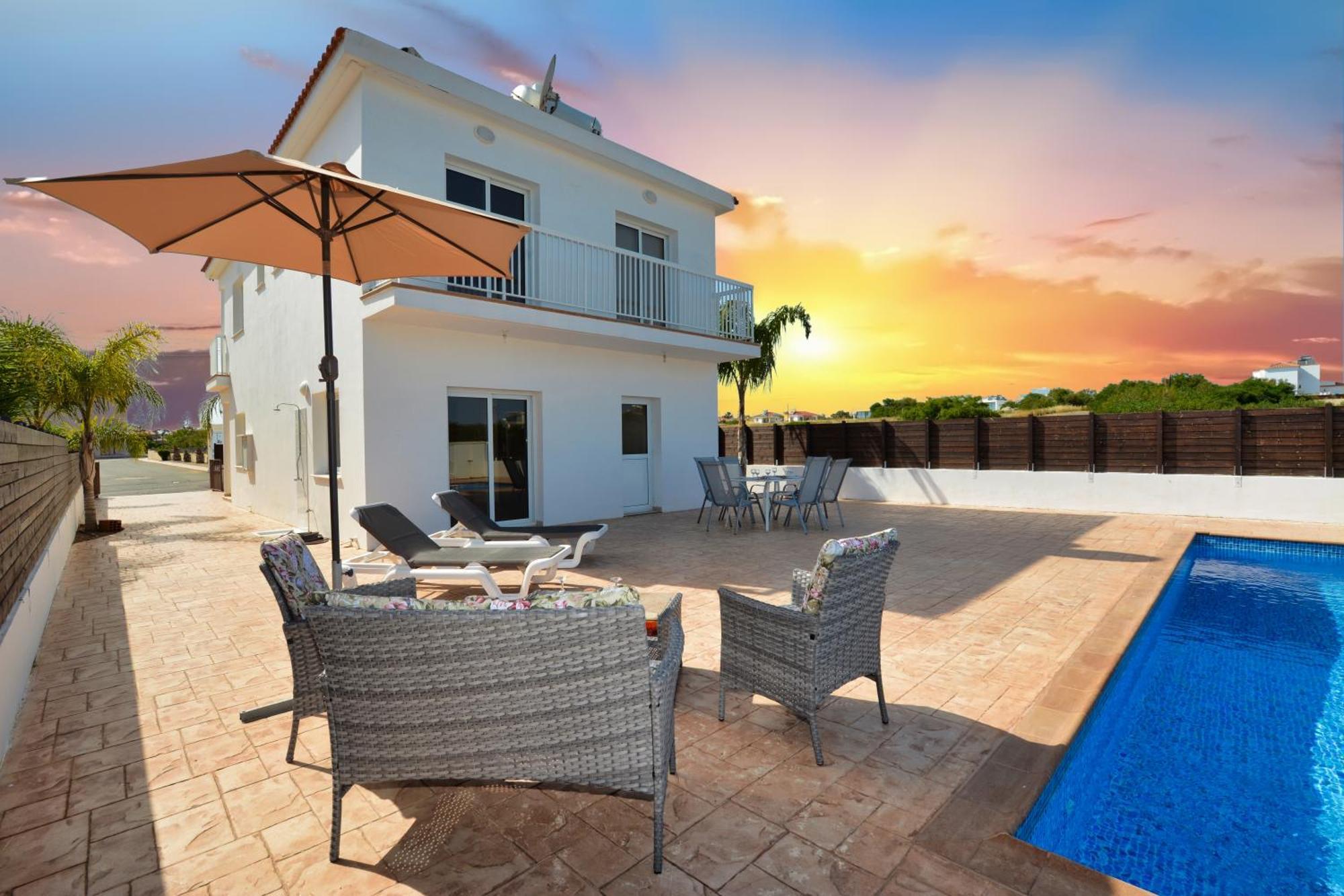 Nissi Villa Ourania أيا نابا المظهر الخارجي الصورة